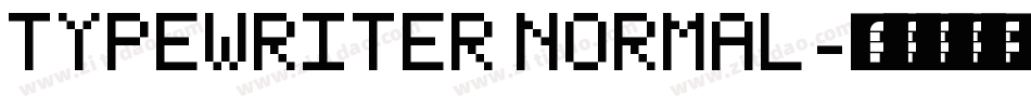TypeWriter Normal字体转换